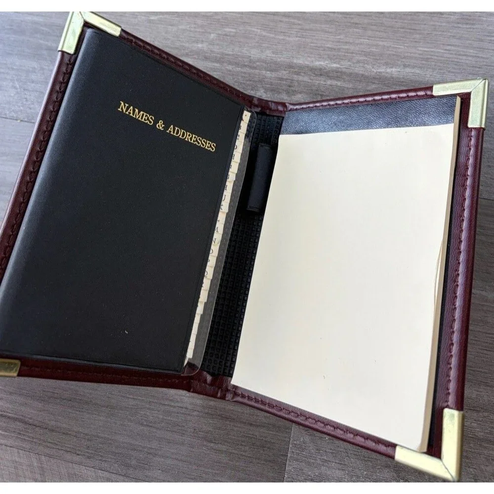 VTG 70s Masio Deluxe Memo Pad Address Book New Deadstock 5x7